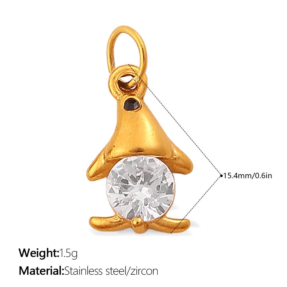 18k Gold-Plated European & American Ocean Series Sea Fish Charms for DIY Necklaces & Bracelets