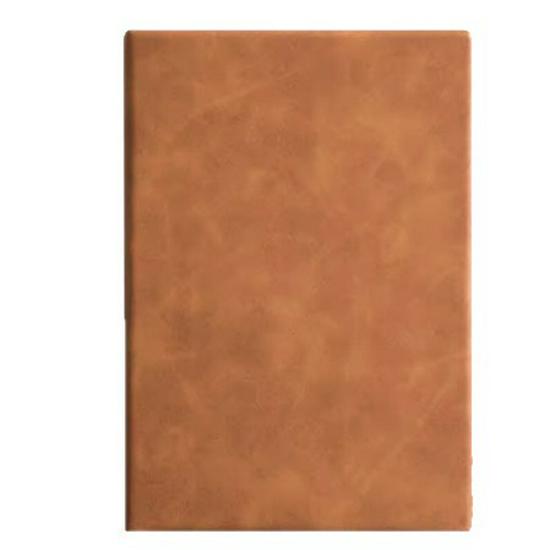 A5 Faux Leather Thick Lined Notebook for Office or Student Meetings