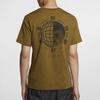 Jordan Logo Print Basketball Sports Crew-neck Short Sleeve T-shirt Men Tops Olive-Green AT8928-368