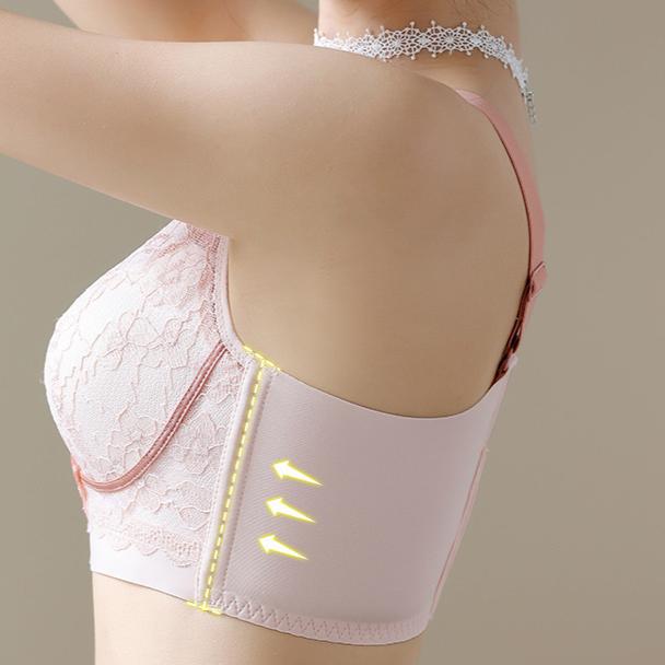 fashion Summer underwear women's super thin breathable no steel ring collection breast anti-sagging large size bra cover