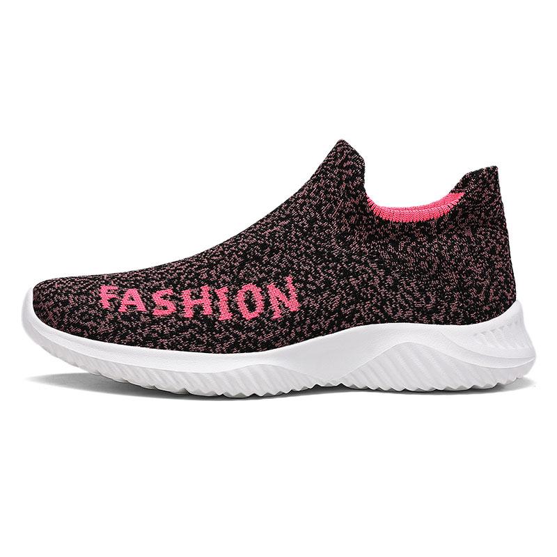Fashion New large size flying woven men's shoes outdoor sports leisure comfortable breathable lightweight non-slip men's sports shoes