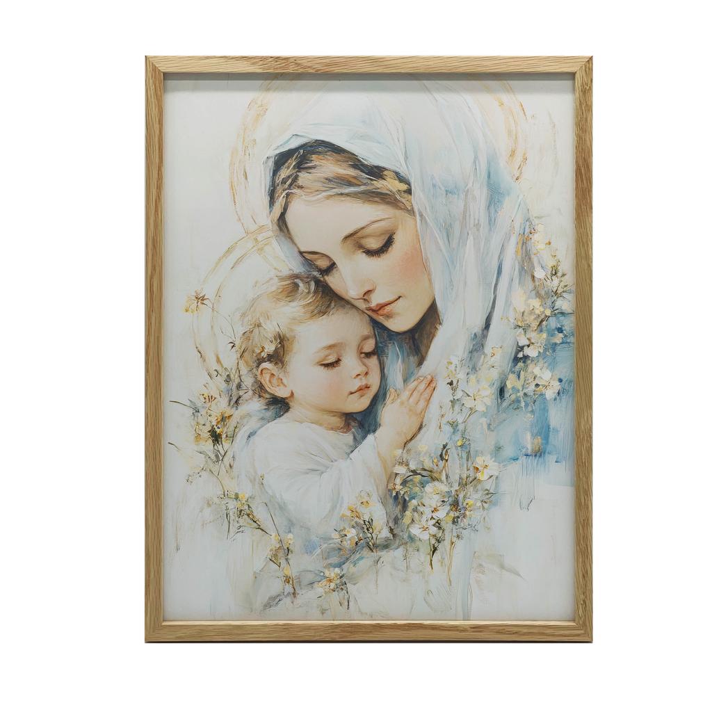 Mother With Child - Picture of the Virgin Mary with Child Mother With Child - Picture of the Virgin Mary with Child, 40X50 Cm, Frameless, Matte Paper 2