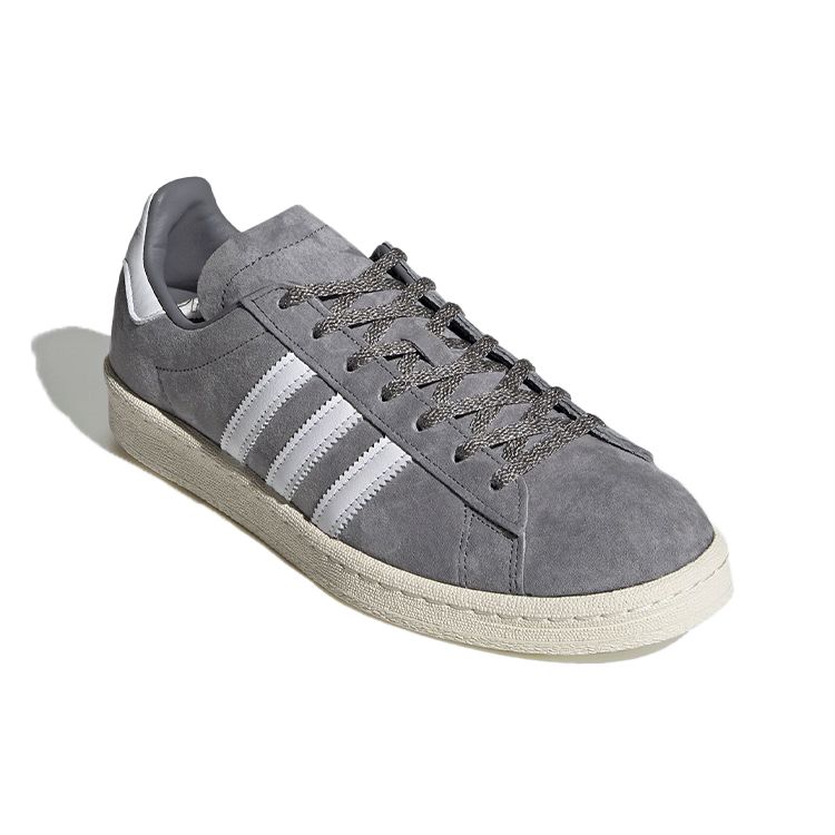 Adidas Campus 80s Grey Unisex Sneakers Cloud-White Off-White FX5439