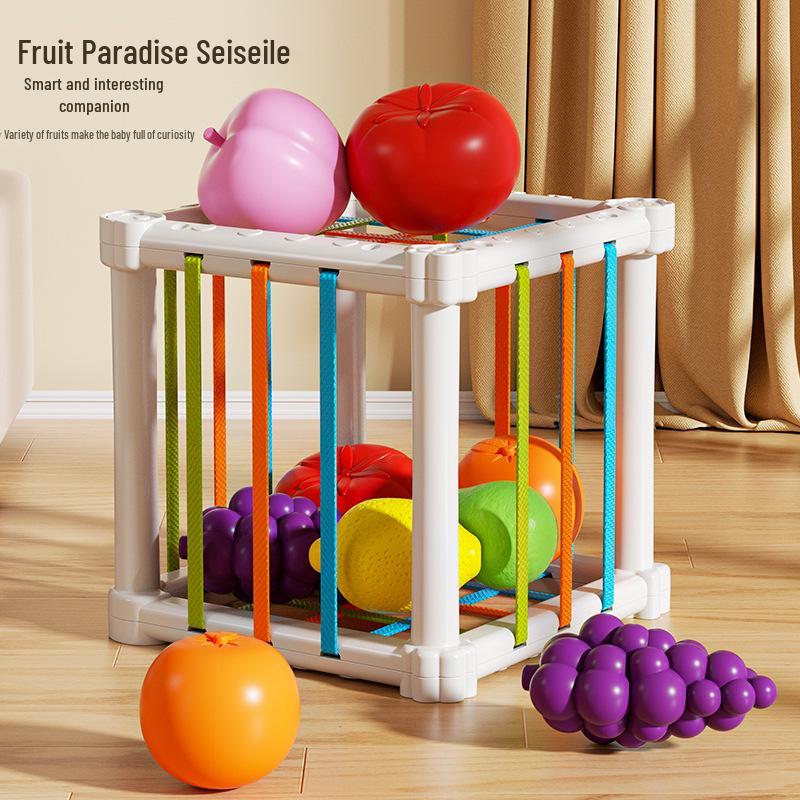 Rainbow Stacking Cups - Early Education and Shape Recognition Toys for 6 Months+ Babies