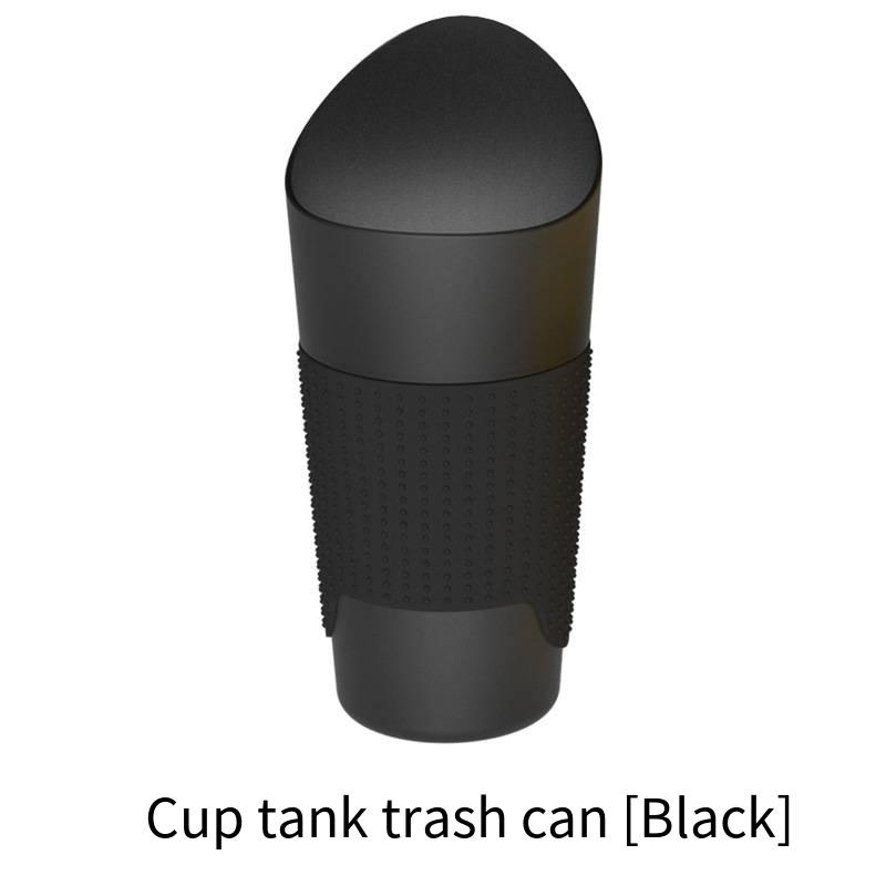 Portable Auto Car Garbage Can Car Trash Can Silicone Water Cup Slot Storage Dust Case Holder Rubbish Bin Auto Organizer Box