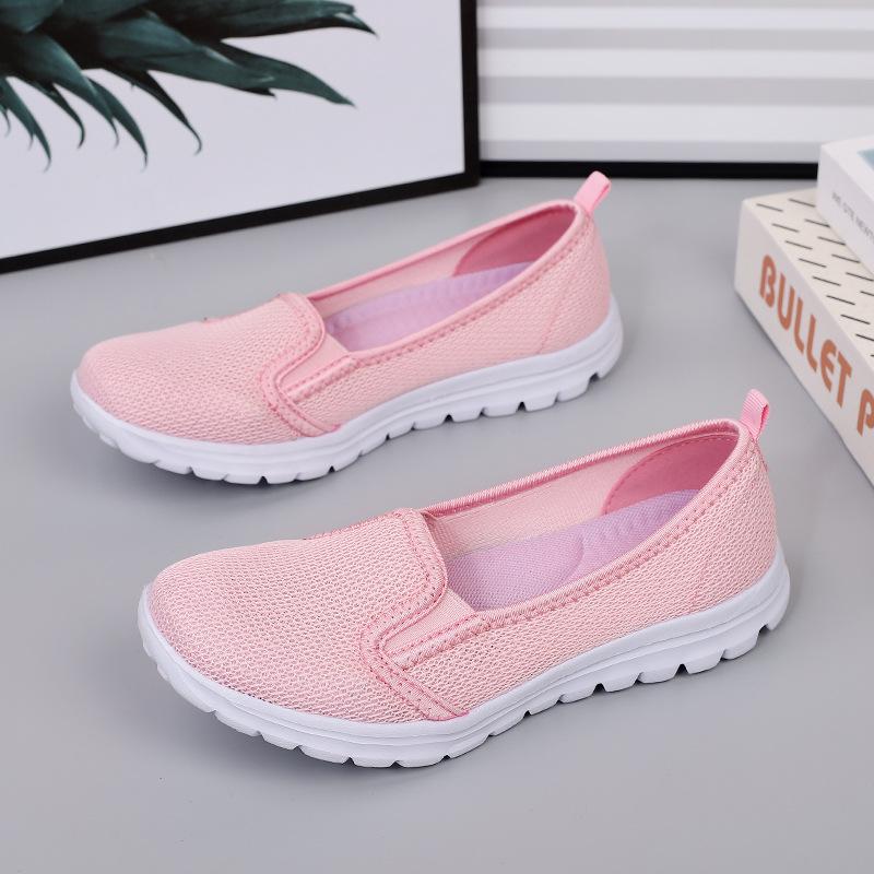 

Модные повседневные туфли с неглубоким вырезом, новые удобные и дышащие повседневные туфли на низком ходу, женский стиль, обувь для путешествий 42