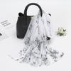 New Chiffon Printed Sun Protection Beach Scarf Scarf Thin Women's Versatile Chiffon Fresh Neck Scarf