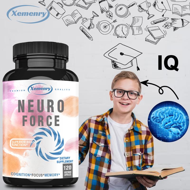 XEMENRY Brain-enhancing Supplements Improve Focus, Memory, and Cognitive Support, Boosting Overall Mental Performance.