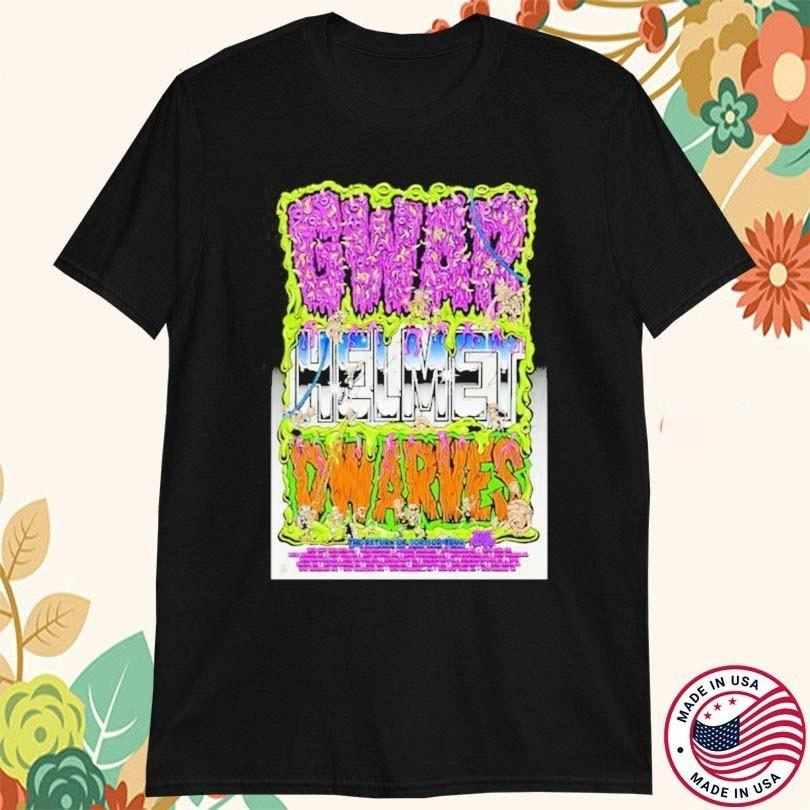 GWAR Helmet Dwarves Tour 2025 Unisex Gift For Friend T-shirt ALl sizes US1682 Unisex T-Shirt L