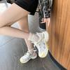 Casual Retro Breathable Mesh Women's Summer Fashion Versatile Color Matching Design Comfortable Sports Running Shoes