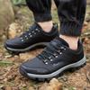 Men's Casual Shoes Outdoor Hiking Shoes Wear-resistant Non-slip Low-top Leather Surface Waterproof Off-road Hiking Shoes Men