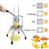 Commercial Vegetable Chopper 4 Replacement Blades,Stainless Steel French Fry Cutter Potato Fruit Slicer for Restaurants/Kitchen
