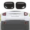 Smoked Rear Tailgate Fog Light Bezel Covers For Jeep Renegade 15-18 Accessories