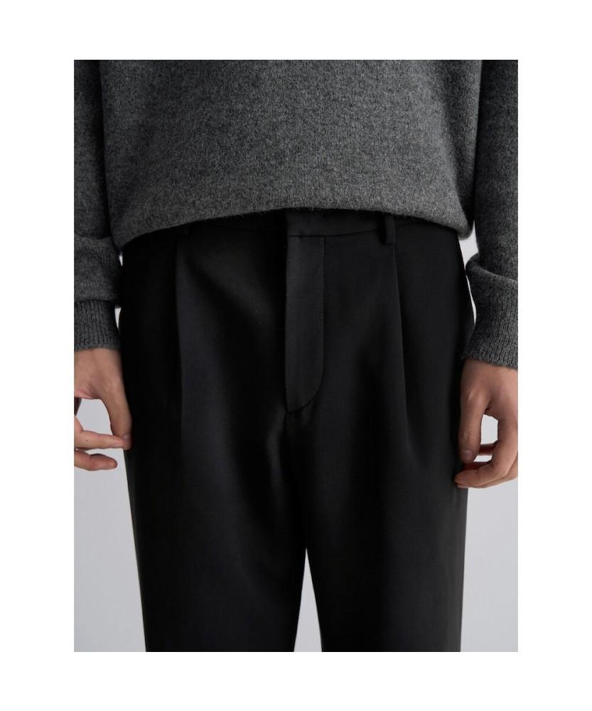 8Seconds [Everyday Slacks] Fleece-Lined Semi-Wide Fit Slacks - Black
