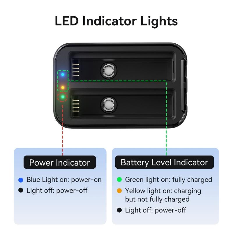 Rapid Multi Battery Charging Dock For 360 X4 Air Action Cameras Featuring Quick Charging Technology And Safety Features