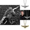 Stunning Titanium Steel Eagle Pendant Necklace For Men Vintage Hip Hop Style Jewelry