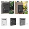 Wall Mounted Mailbox Letter Box Mail Insertion Locking Mail Box for Outdoor Office Front Door House External Home Decoration