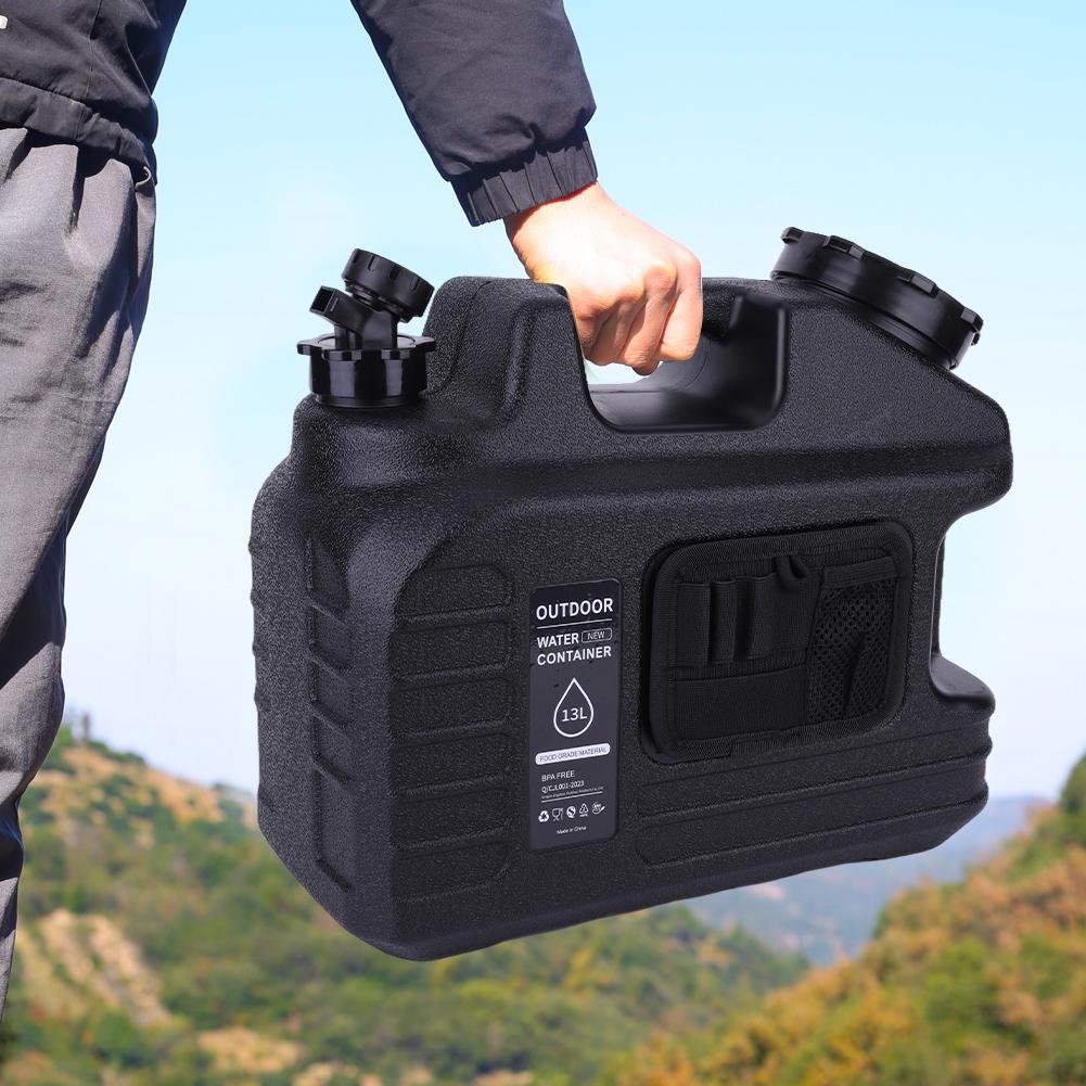 13L Camping Water Jug Removable Spigot Water Carrier Portable for Outdoor Hiking Camping Home Use