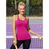CHARMLEAKS Ribbed Workout Tank Tops for Women with Built In Bra Tight Racerback Scoop Neck Athletic Top