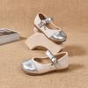 Spring New Korean Style Fashionable and Comfortable Soft Sole Girls Casual Leather Shoes