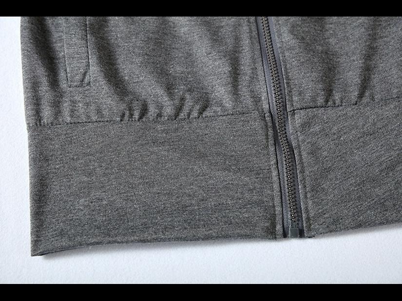 Women's 2024 Zipper Color Block Print Hooded Sweatshirt Jacket