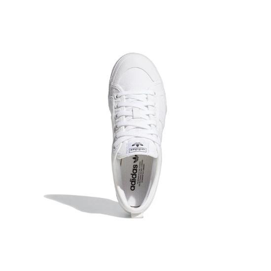 adidas Nizza Platform Triple White Women Sneakers  FV5322