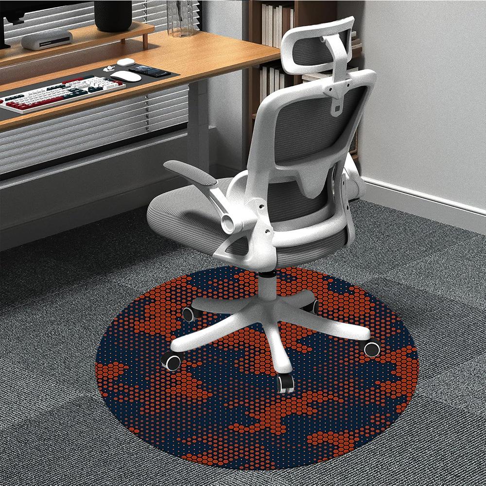 

1PC Basketball Print Chair Carpet for Office Non-Slip, Lightweight, Machine Washable Rug for Office, Sleeping, Room - Holiday Decoryy251009086 80cm by 80cm