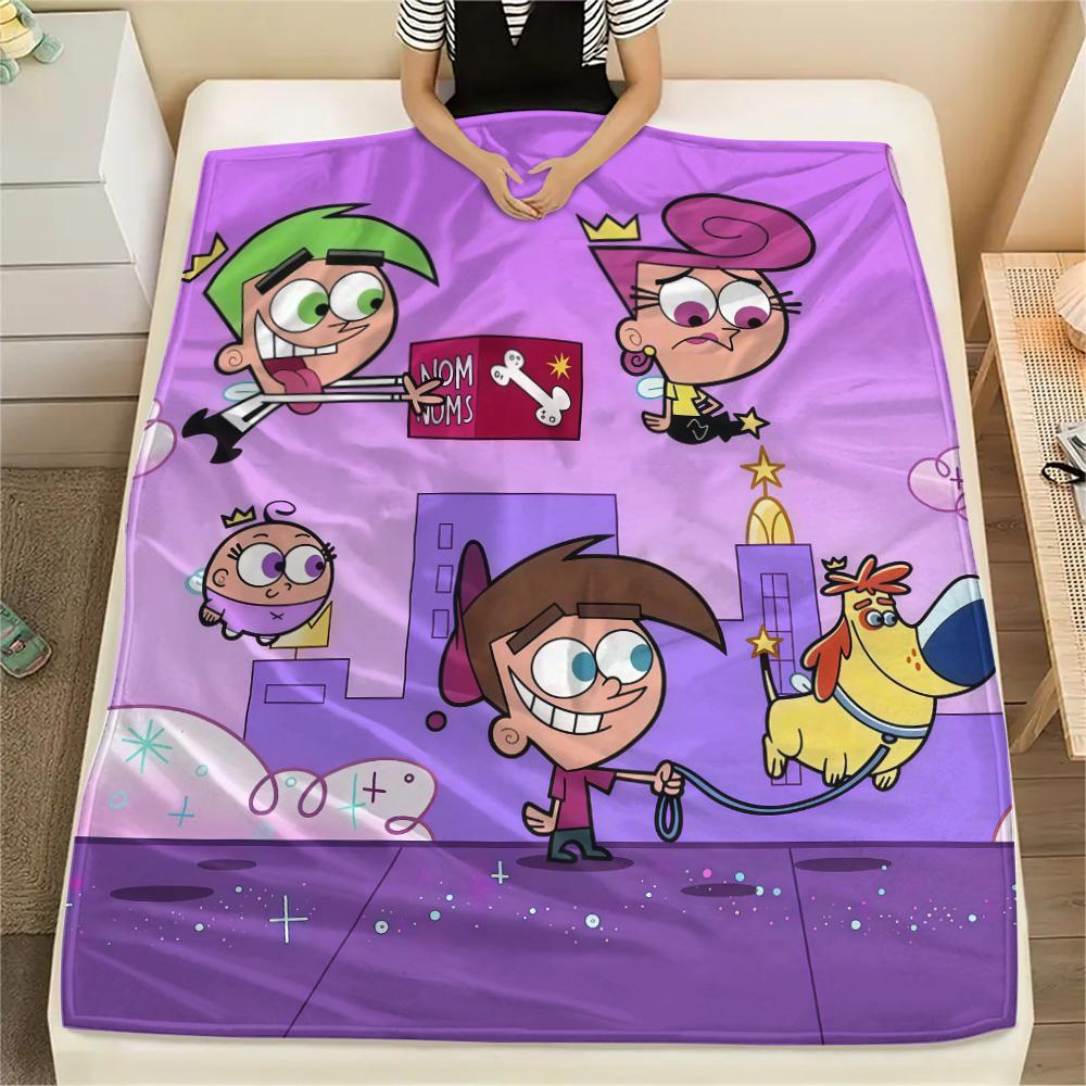 The Fairly OddParents2 Flannel Blanket, High Quality Comfortable for All Seasons, Home Decor, Warmth and Comfort
