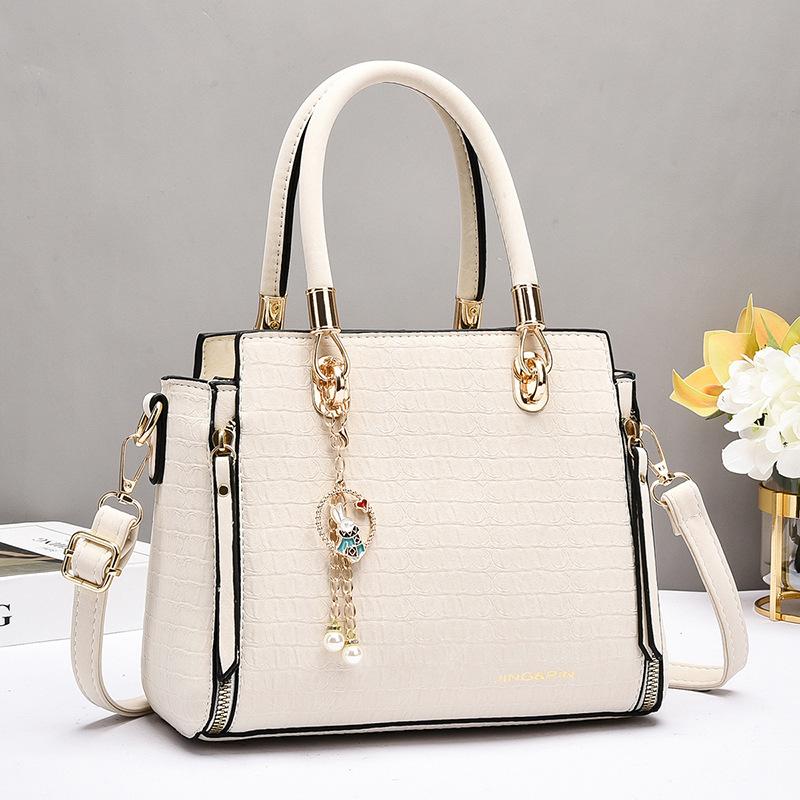 New Plaid Fashion Patchwork Handbag with Large Capacity Single Shoulder Bag with High Appearance Level Female Bag