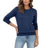 Autumn and Winter New Foreign Trade Fashion Pullover Sweater Round Neck Long Sleeved Comfortable Knitted Sweater Women's Clothing