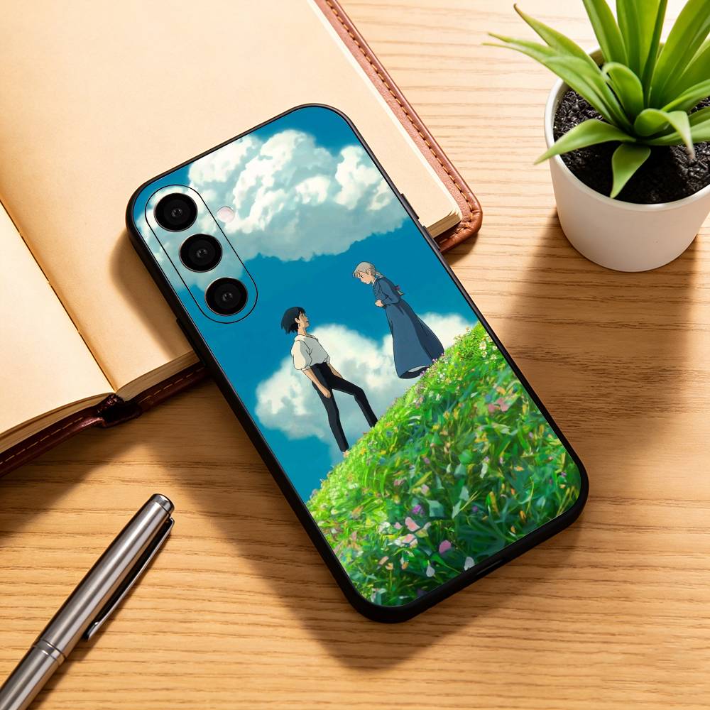 Calcifer Howl's Moving Castle  Phone Case For Samsung Galaxy A73,A72,A71,A70,A53,A52,A51,Others Soft Black Cover