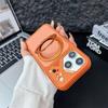 Luxury Magnetic 360° Rotate Bracket Phone Case For Iphone 17 Air 16 15 14 13 12 Pro Max For Magsafe Metal Stand Cover