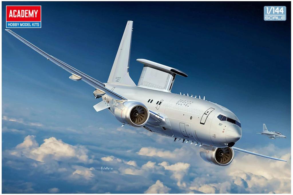 Academy 1/144 E-737 Peace Eye Airborne Warning and Control Aircraft Plastic Model Kit 12651 (Airplane)