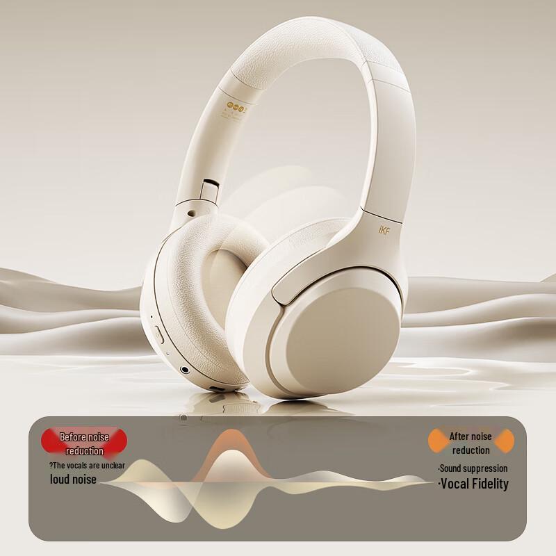 iKF T Series Wireless Bluetooth Over-Ear Headphones