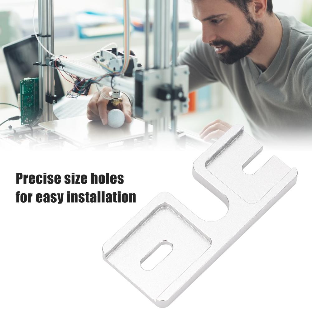 3D Printer Fixed Aluminium Mount Plate Stand Silver High Quality Accessories for V6