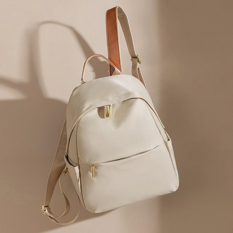 New Women's Backpack Oxford Cloth Versatile College Student Schoolbag Simple Large Capacity Backpack Casual Travel Bag