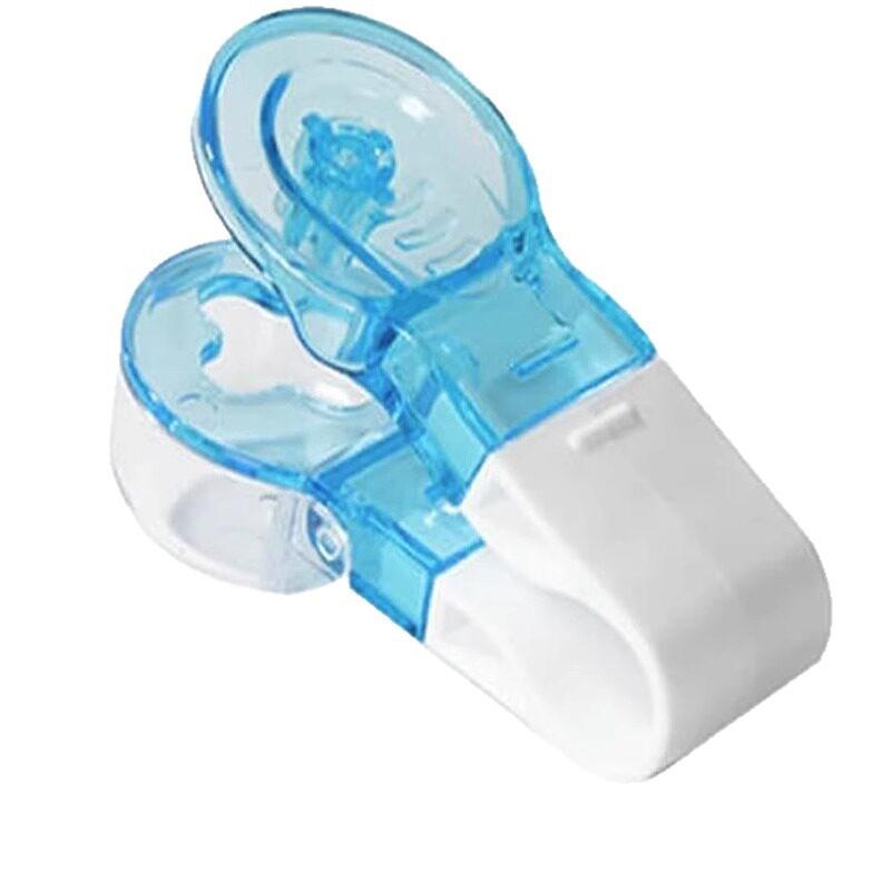 Press The Medication Dispenser, The Portable Pill-pulling Device, The Portable Drug Packaging Box, and Carry Them with You.