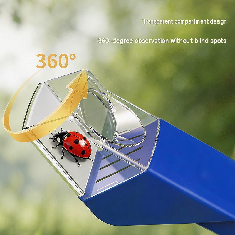 Insect Catcher Observation Box for Kids Outdoor Explorer Toy Portable Bug Catcher with Magnifying Lens Camping Gear
