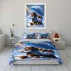 "Cozy Winter Dog Care Set" Exquisite Three-Piece Bedding Set Gift For Kids And Adults