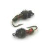 MNFT 10PCS 12# Peacock Nymph Midge Larvae Pupae Fly Trout Fishing Fly Fishing Fake Lure
