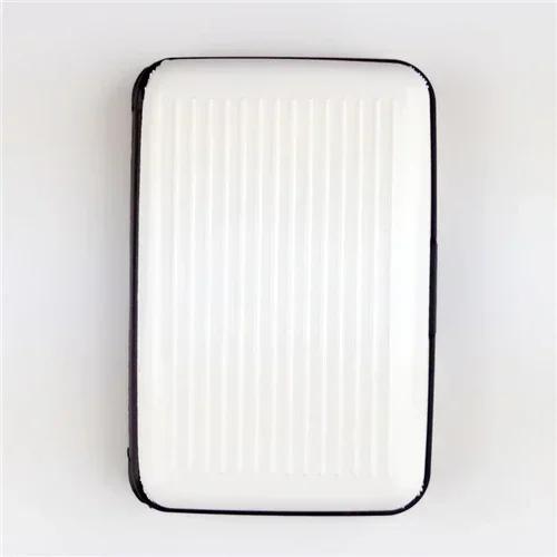 1Pc Men Aluminum Bank Card Holder Blocking Hard Case Wallet Solid Credit Card Anti-RFID Scanning Protect Card Holder Dropship