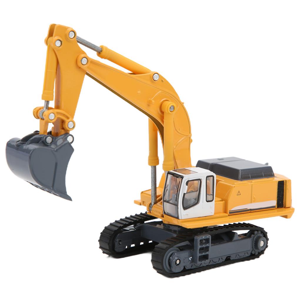 1:87 Engineering Diecast Excavator Model Alloy Crawler Excavator Toy Construction Vehicle Site for