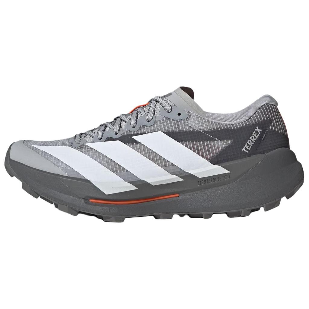 adidas Agravic Trail Running Shoes Unisex Gray White JS3518