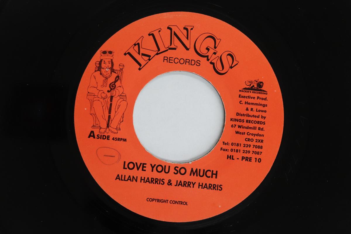 

7-дюймовая пластинка ALLAN HARRIS, JARRY HARRIS - Love You So Much / Версия HLPRE10 KING RECORDS Великобритания Регги, Ска и Даб Б/У