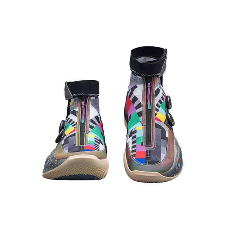 Li Ning WOW 9 Infinity Basketbalové boty Pánské Vysoké Černé/Vícebarevné ABER003-2