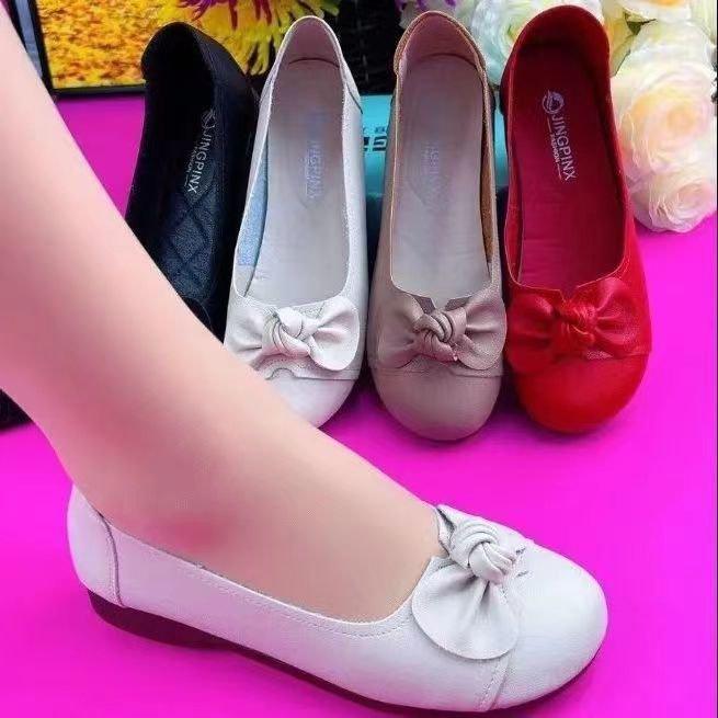 Soft-soled Soft-faced Single Shoes for Women's 2025 Autumn New Non-slip and Wear-resistant Mother Shoes, Long-term Wear Is Not Tired, Middle-aged and