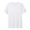 Herren Sommer Reiner Baumwolle Einfarbig Lässig Rundhals Kurzarm Locker Atmungsaktiv T-Shirt Paar Oberteil