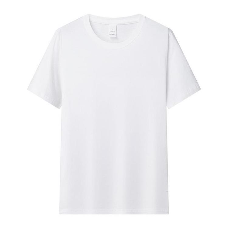 Herren Sommer Reiner Baumwolle Einfarbig Lässig Rundhals Kurzarm Locker Atmungsaktiv T-Shirt Paar Oberteil