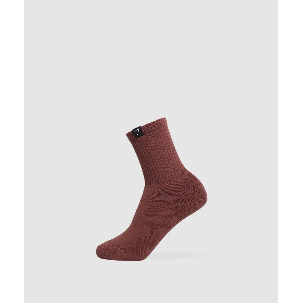

GYMSHARK Premium Combed Cotton Single Burgundy Brown I3A5R RBQV S