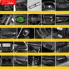 For Toyota Highlander XU70 Refit   2022 Car Carbon Fiber Interior Mouldings Gear Panel Cover Frame Accessories For